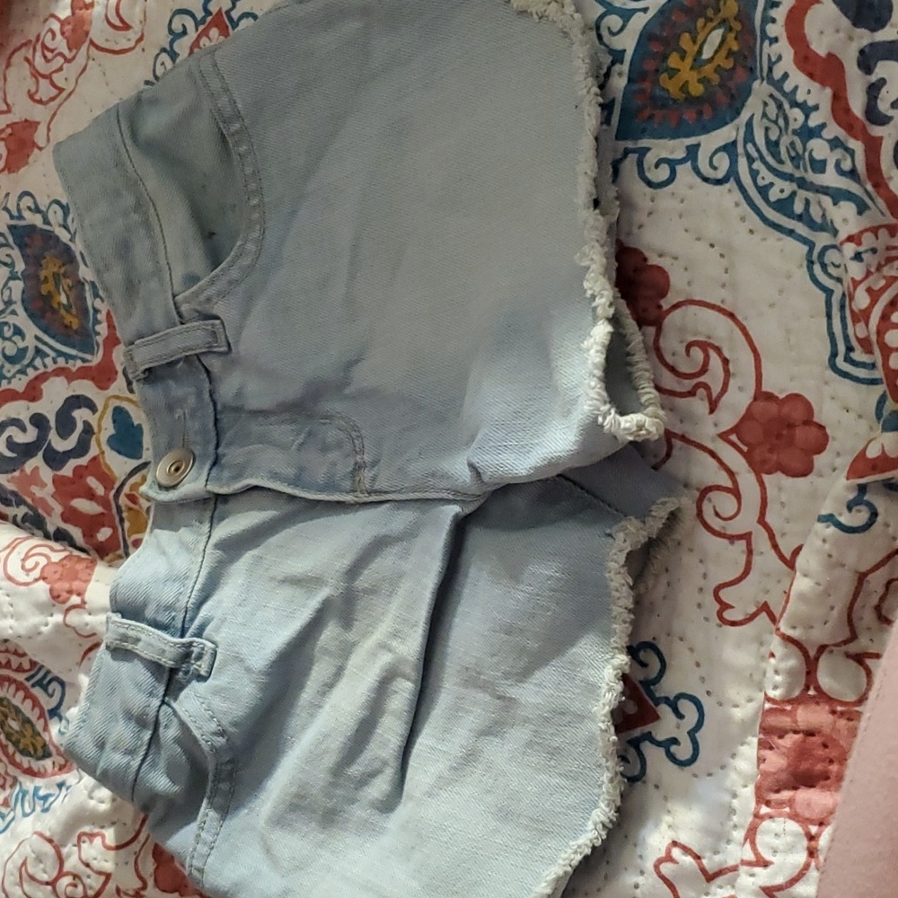 Blue jeans shorts